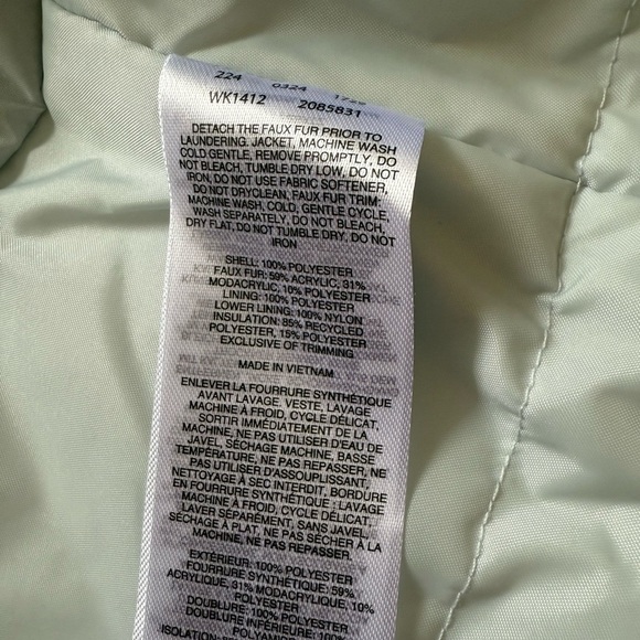 Columbia Ava Alpine II Insulated Waterproof Women Sz M Ski Jacket White Grey New - Picture 13 of 15